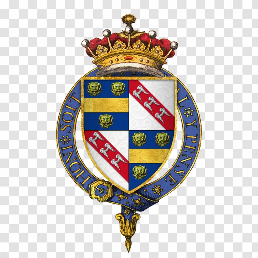 Earl Of Pembroke Order The Garter Coat Arms Quartering - Philip Herbert 4th - Knight Transparent PNG