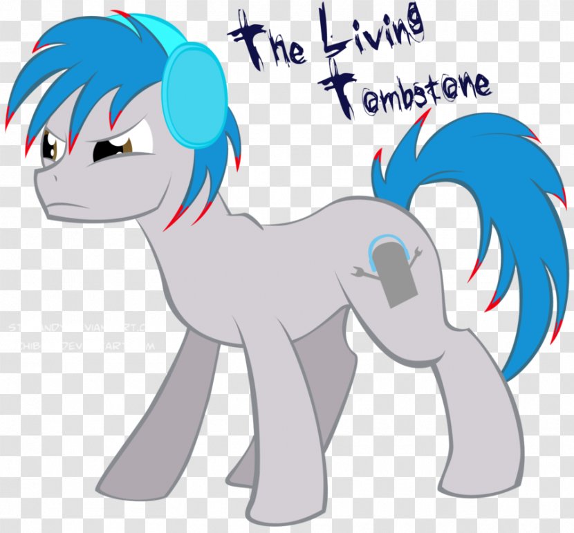 My Little Pony: Friendship Is Magic Fandom The Living Tombstone September Drawing - Cartoon - Pony Logo Vector Transparent PNG