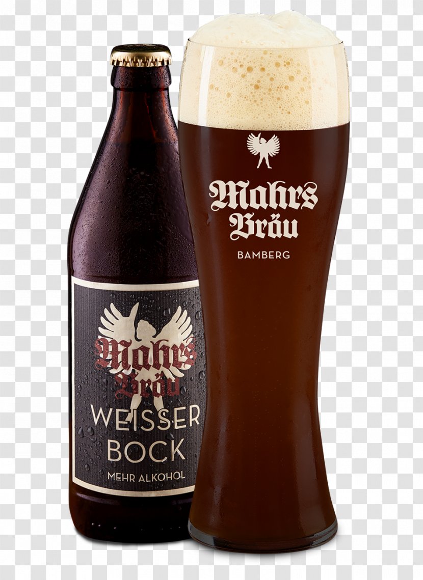 Mahr's Bräu Wheat Beer Ale Bock Transparent PNG