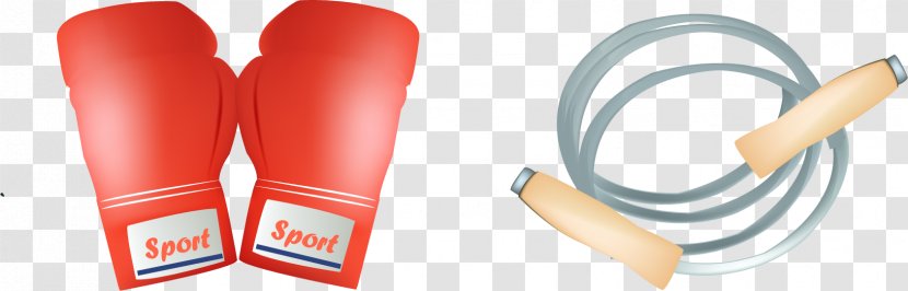 Boxing Glove Skipping Rope - Game - Vector Gloves Transparent PNG