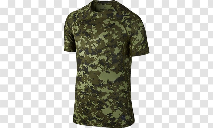 T-shirt Clothing Nike Sleeve - Camouflage Transparent PNG