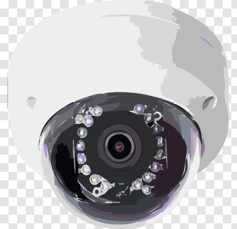 Wireless Security Camera Closed-circuit Television Clip Art - Line - Hal Transparent PNG