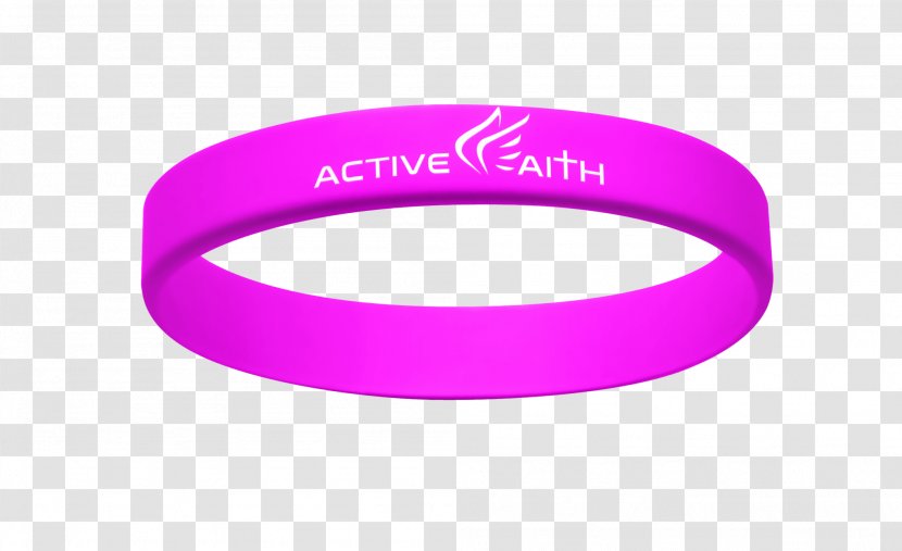 Wristband Bracelet Silicone Bangle Active Faith, Inc. - Stephen Curry - Pink Band Transparent PNG