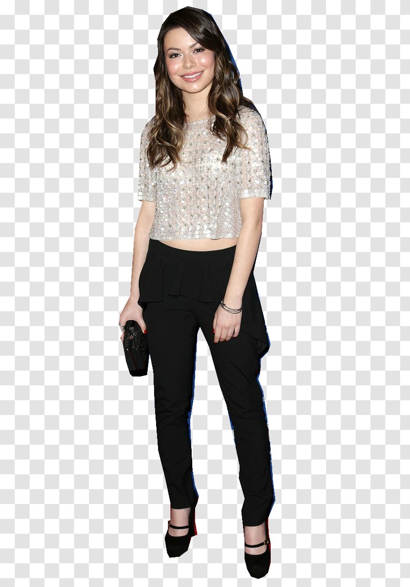 Jeans Waist Leggings Socialite Sleeve - Tree - Miranda Cosgrove Transparent PNG