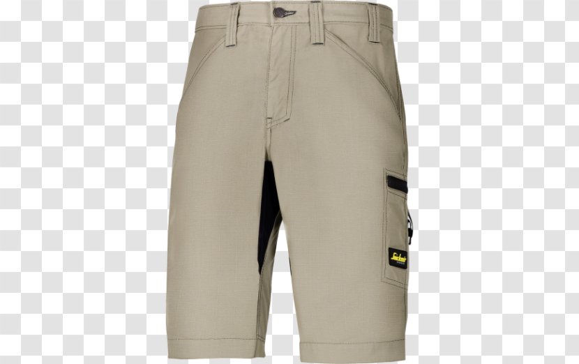 Snickers Workwear Pants Bermuda Shorts - Zipper Transparent PNG