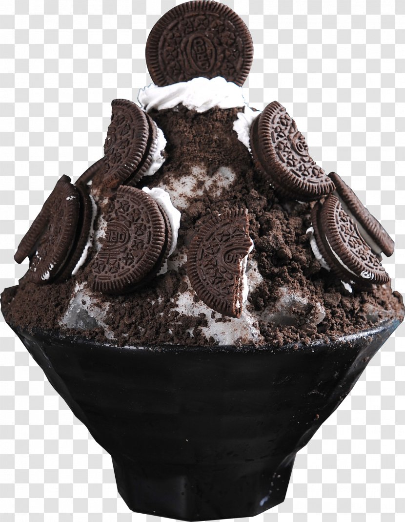 Chocolate Ice Cream Sundae Cake Oreo - Biscuit - Snow Transparent PNG