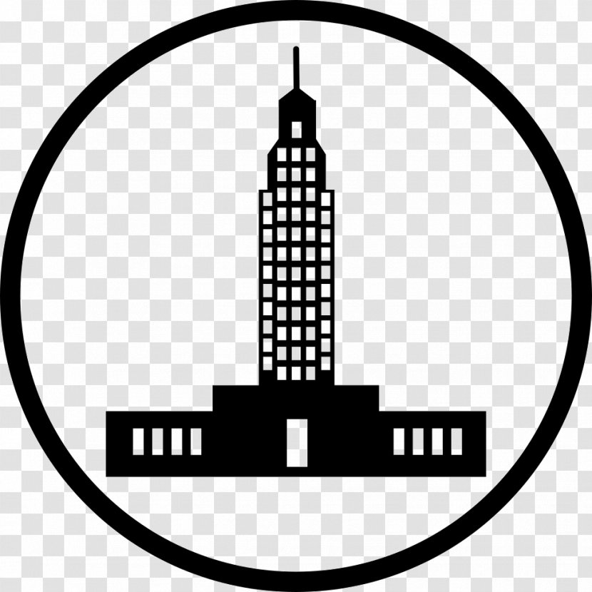 Empire State Building Drawing Clip Art - Black Transparent PNG