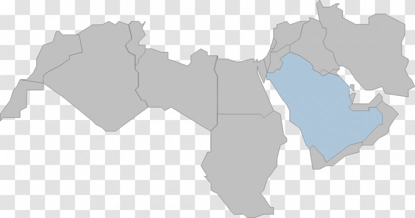 Middle East MENA North Africa Map - Royaltyfree Transparent PNG