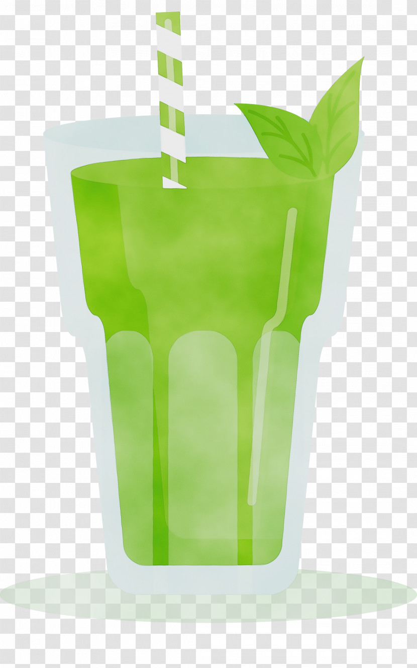 Plastic Flowerpot Green Transparent PNG