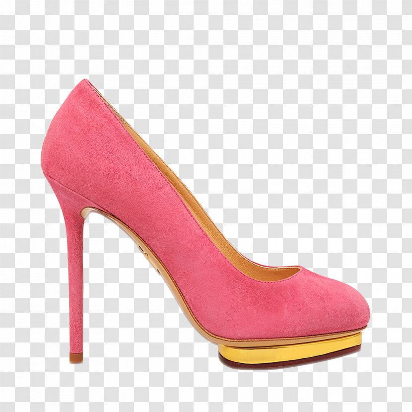 pink high heel sneakers