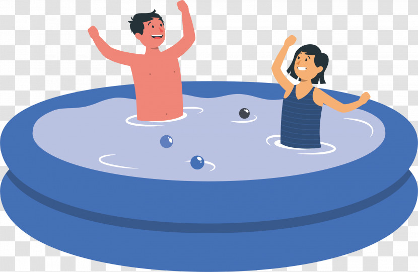 Children Playing In The Pool Transparent PNG