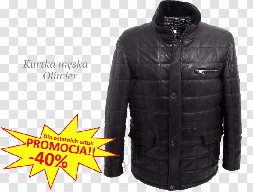 Leather Jacket Coat Outerwear Sleeve Product - Polar Fleece - 40 Discount Transparent PNG