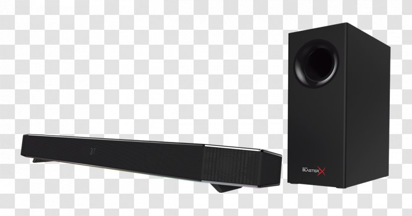 Soundbar Creative Technology Professional Audiovisual Industry Loudspeaker - Sound Cards Audio Adapters Transparent PNG