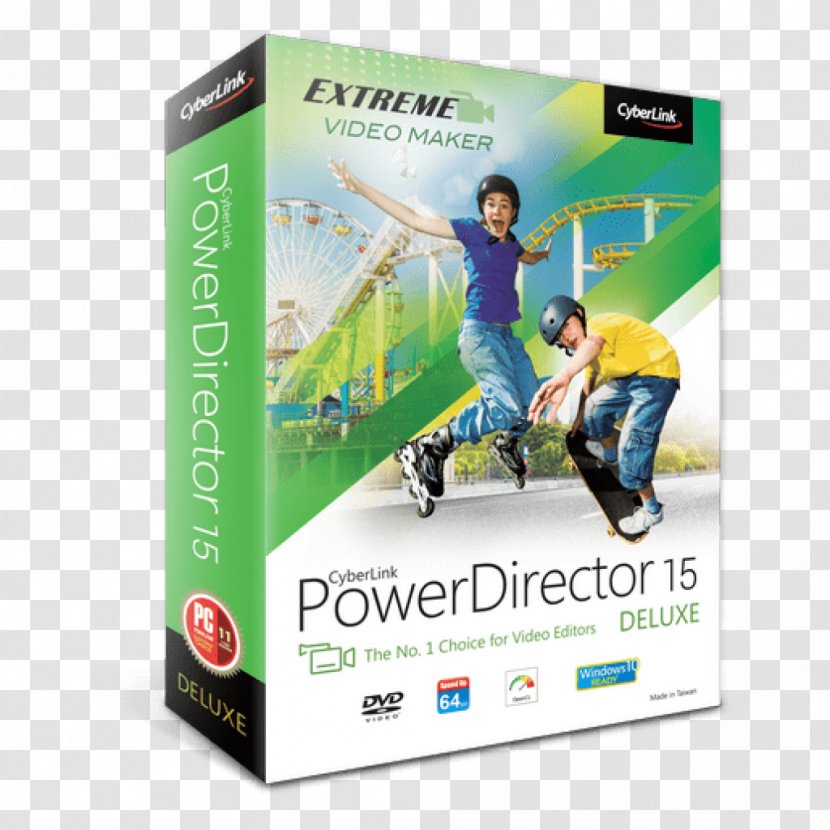 PowerDirector 15 Ultra Video Editing Software CyberLink - Windows 10 - Giveaway Of The Day Transparent PNG