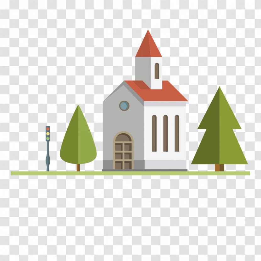 Church Euclidean Vector - House - Medieval Building Transparent PNG