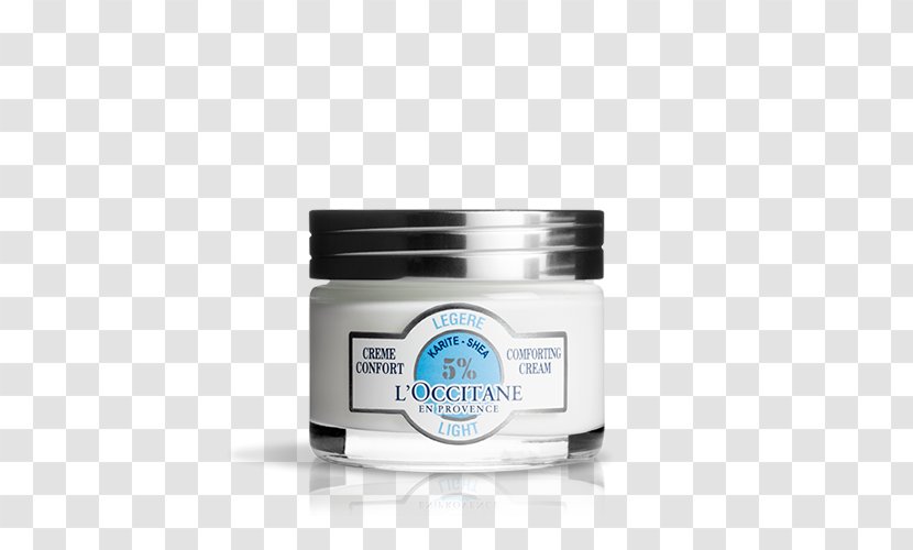 Lotion L'Occitane En Provence Shea Butter Light Comforting Cream Ultra Rich - Moisturizer Transparent PNG
