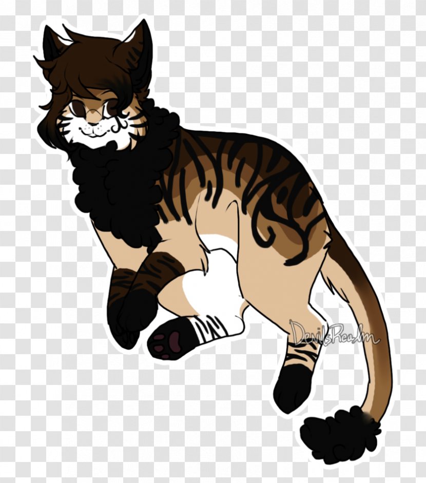 Whiskers Tiger Cat Clip Art - Like Mammal Transparent PNG