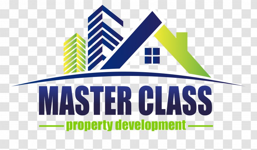 Logo Text Real Estate - House - Master Class Transparent PNG