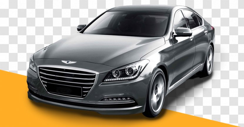 Hyundai Genesis Motor Company Mid-size Car G80 - Sedan Transparent PNG