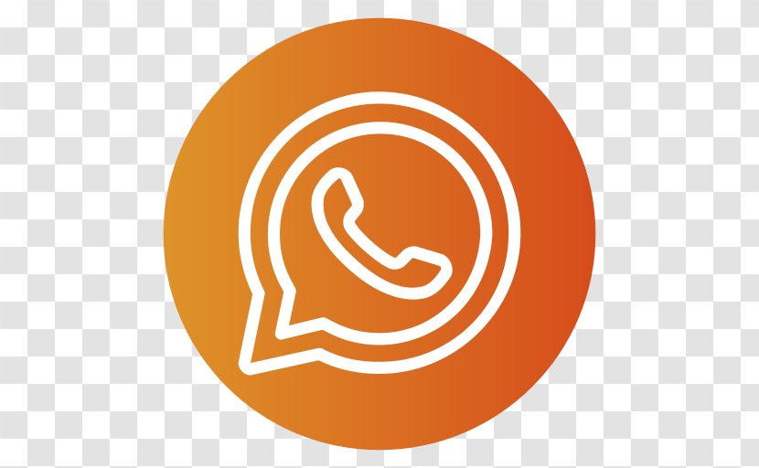WhatsApp Message Logo Facebook, Inc. - Orange - Whatsapp Transparent PNG