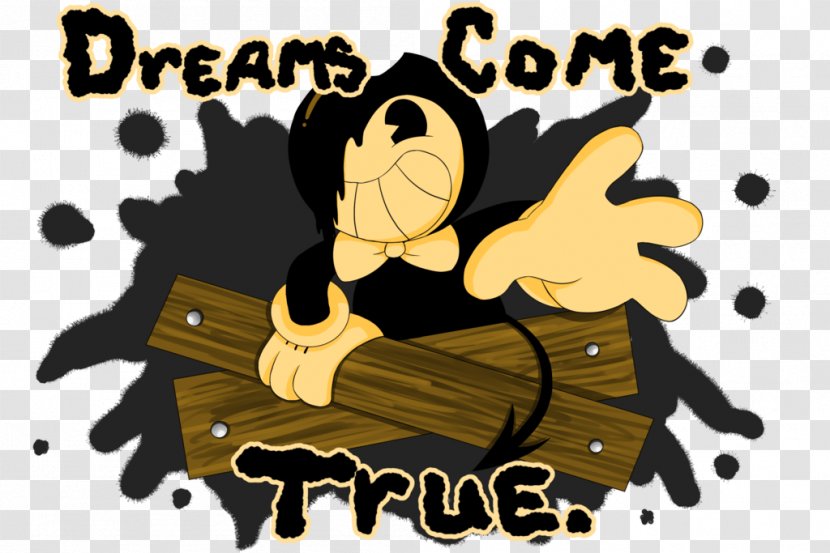 Bendy And The Ink Machine Hello Neighbor Lucid Dream Drawing - Mammal - Dreams Come True Transparent PNG