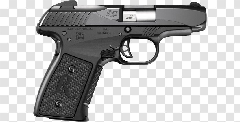 Remington R51 9×19mm Parabellum Overpressure Ammunition Handgun Semi-automatic Firearm - Trigger - Colt 25 Semiautomic Transparent PNG