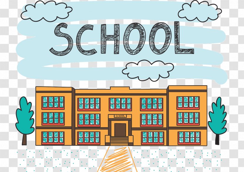 School Drawing Illustration - Organization - Buildings Transparent PNG