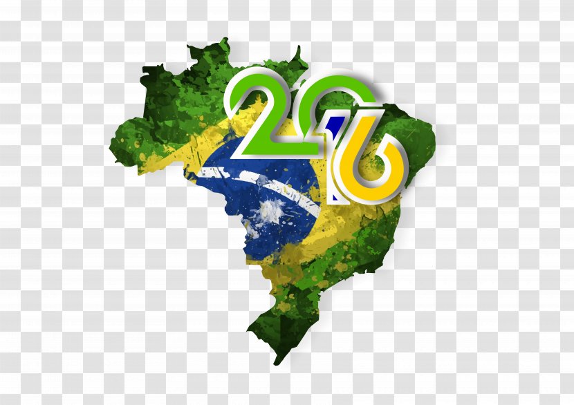 Rio De Janeiro 2014 FIFA World Cup Flag Of Brazil Illustration - Brand - Olympics Transparent PNG