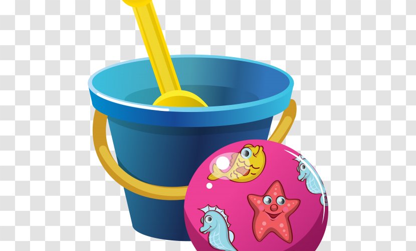 Bucket And Spade - Beach - Bowl Cup Transparent PNG