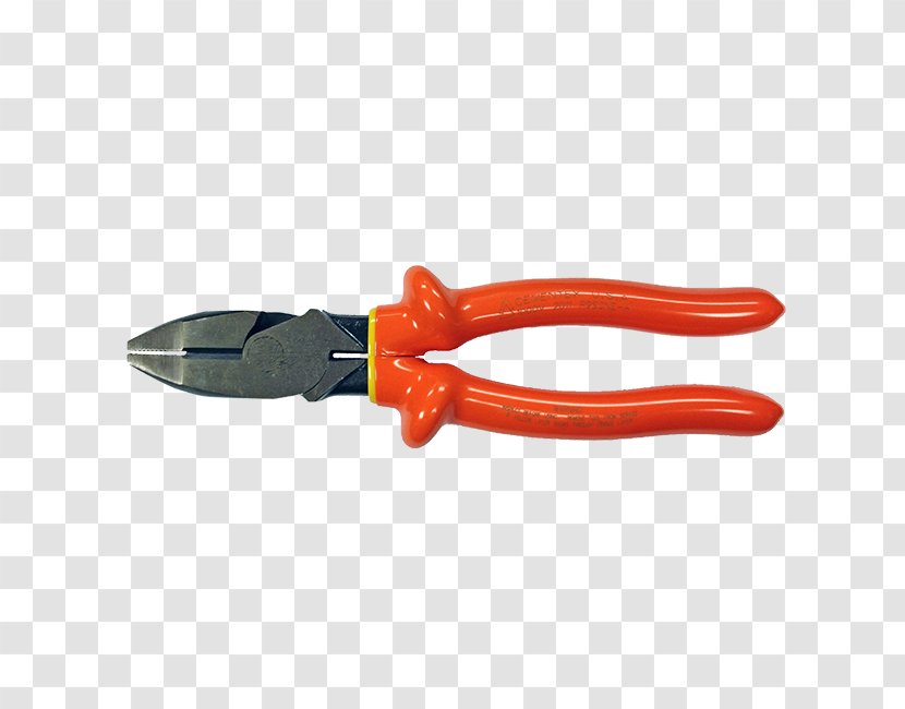 Diagonal Pliers Hand Tool Lineman's Knife - Hammer Transparent PNG