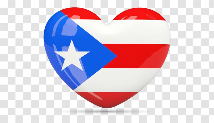 Flag Of Puerto Rico Hurricane Maria Heart - Love - Diagram Transparent PNG