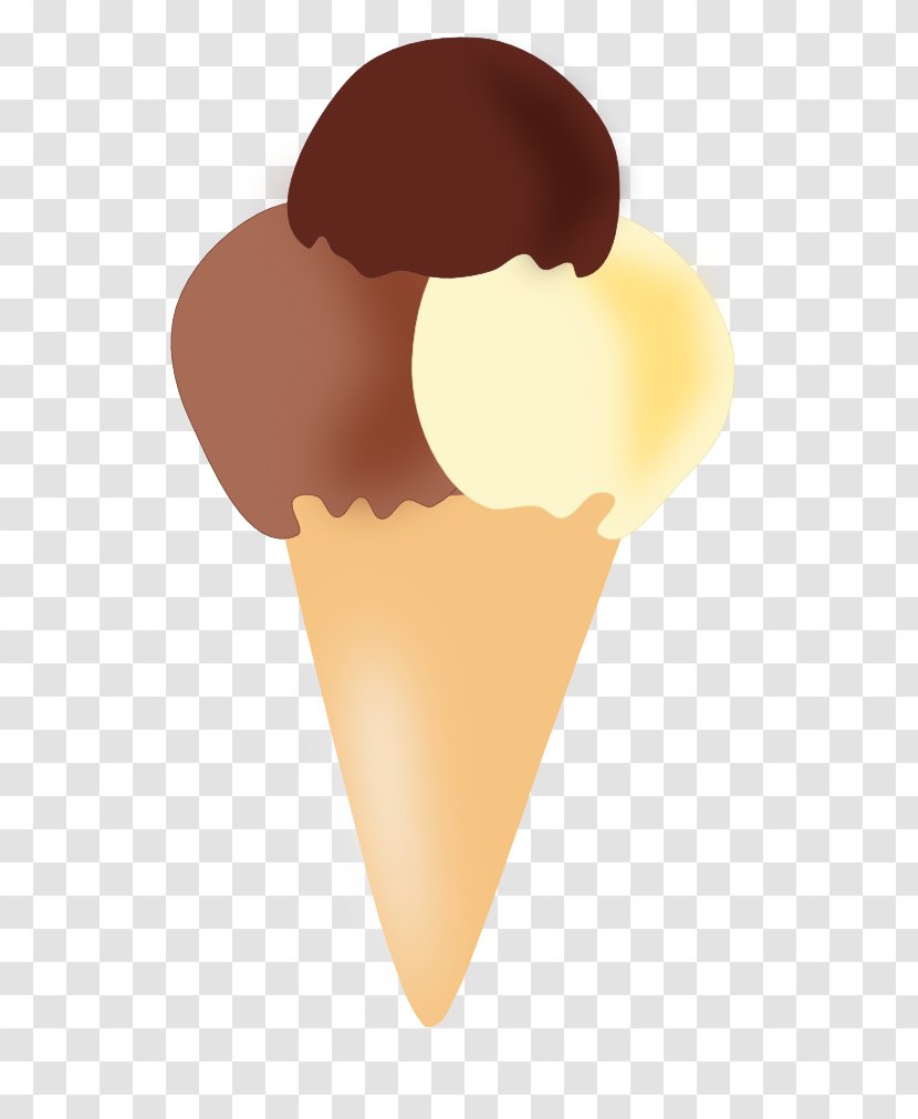 Ice Cream Cones Chocolate Cake - Vanilla - ICECREAM Transparent PNG