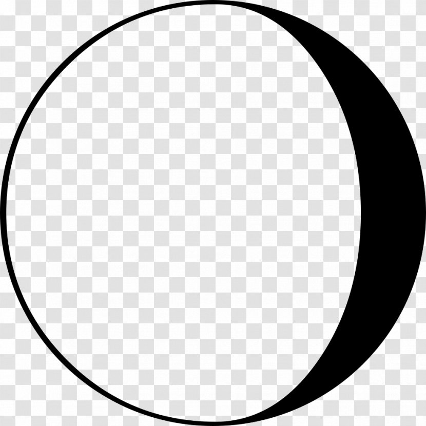 Lunar Phase Symbol Moon - Text Transparent PNG