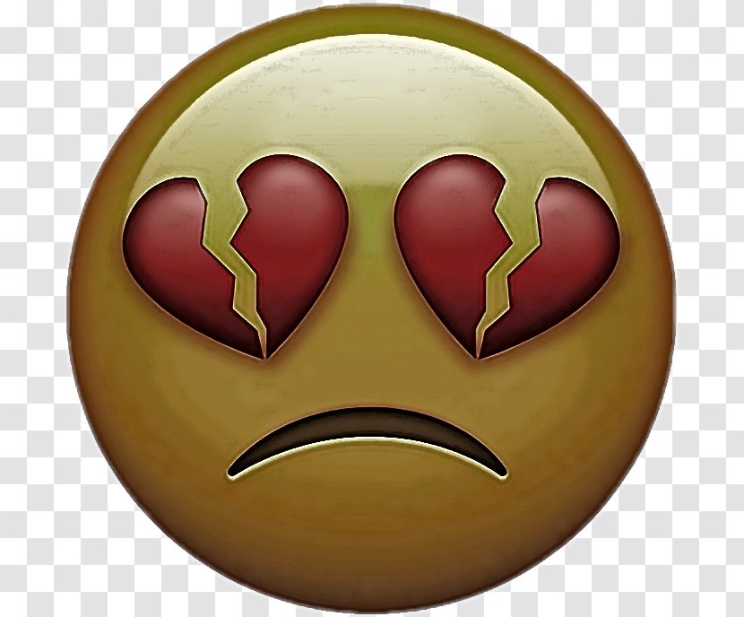 Broken Heart Emoji - Gesture - Comedy Transparent PNG