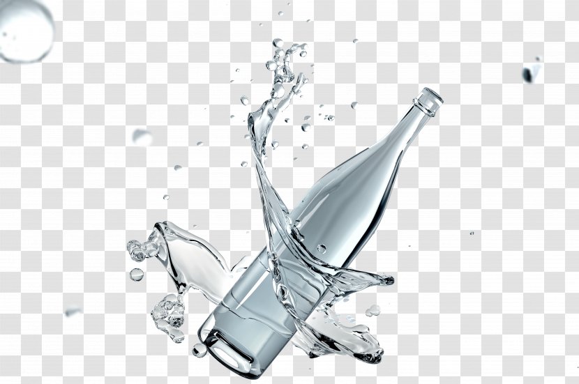 Water Bottle Underwater Resources - Bottle,Glass Bottles Transparent PNG