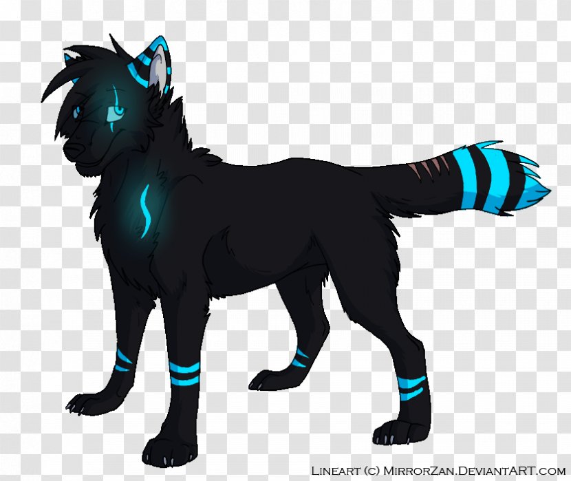 Dog Arctic Wolf Cat Canidae Black - Fictional Character - BLUE WOLF Transparent PNG