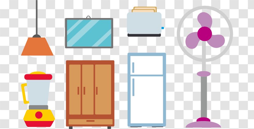 Euclidean Vector Icon - Technology - Cabinet Fan Refrigerator Transparent PNG