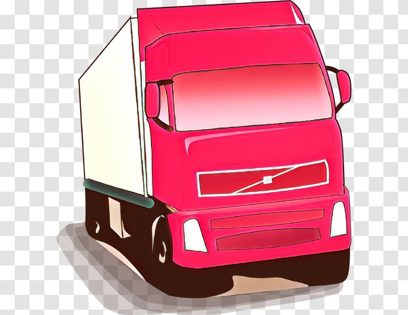 Motor Vehicle Transport Mode Of Automotive Exterior - Design - Magenta Truck Transparent PNG