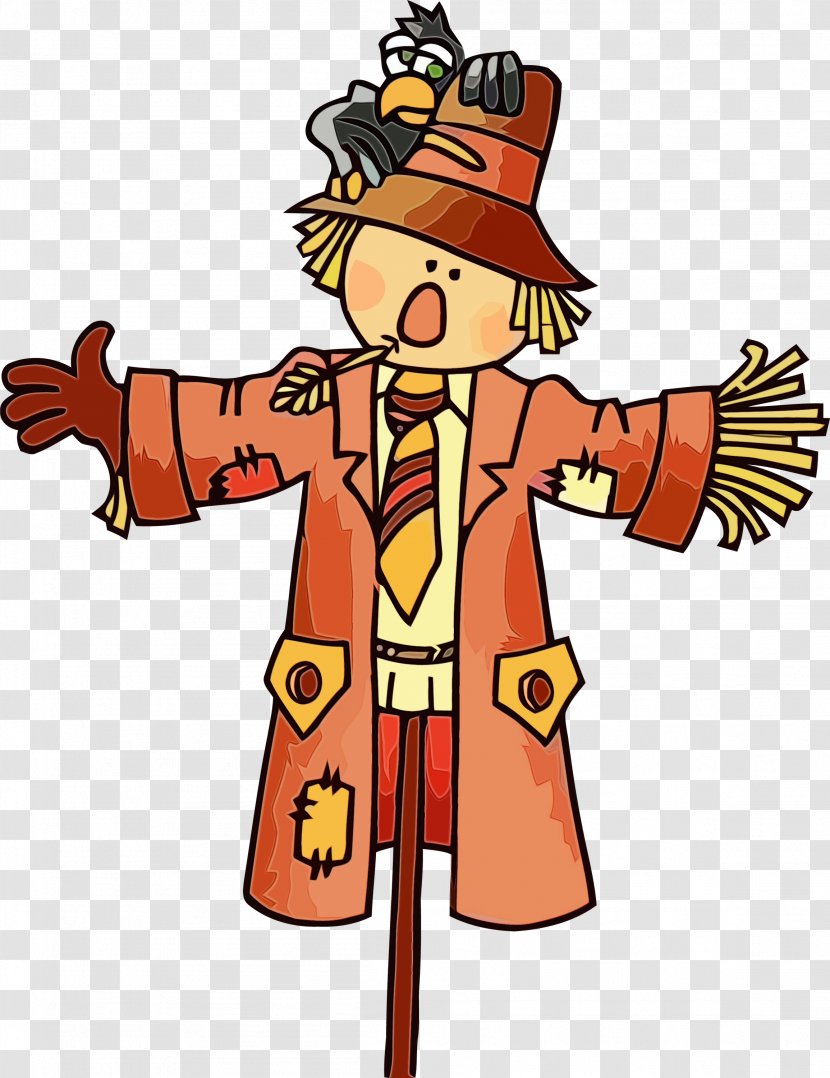 Cartoon Costume Scarecrow Transparent PNG