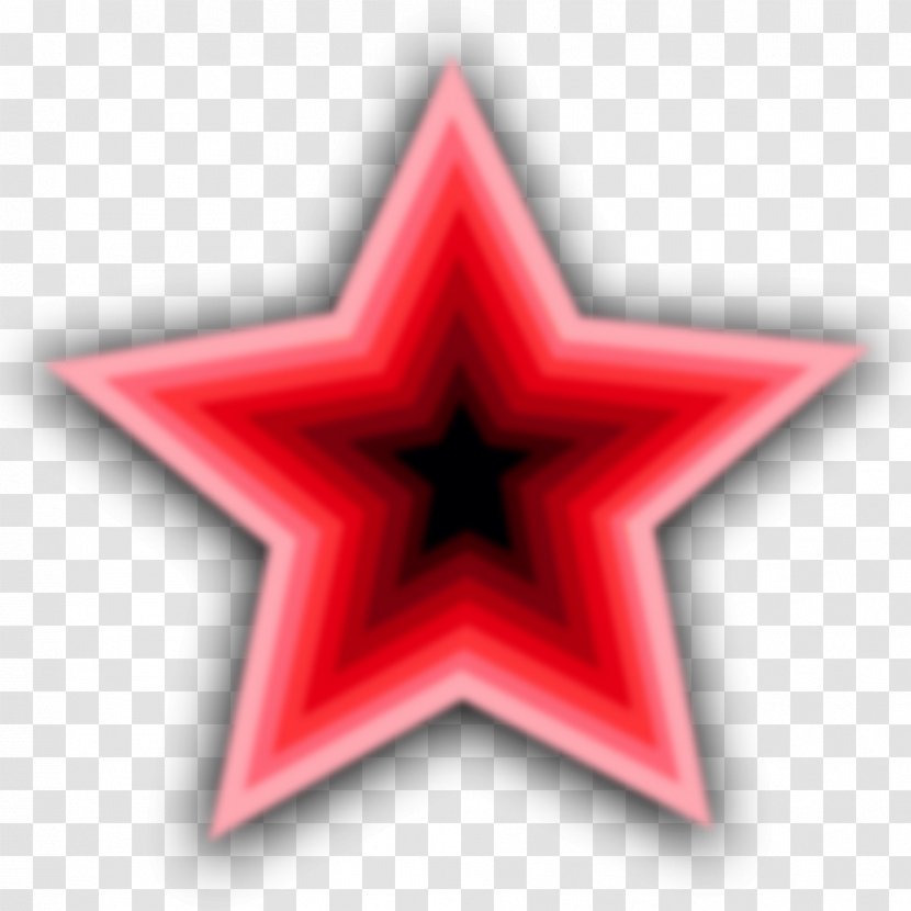 Red Star Clip Art - Cliparts Transparent PNG