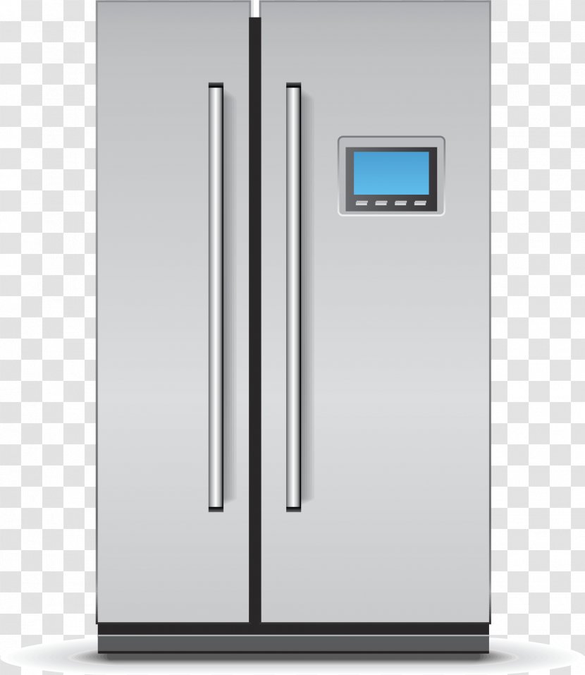 Refrigerator Home Appliance Congelador - Vector Element Transparent PNG