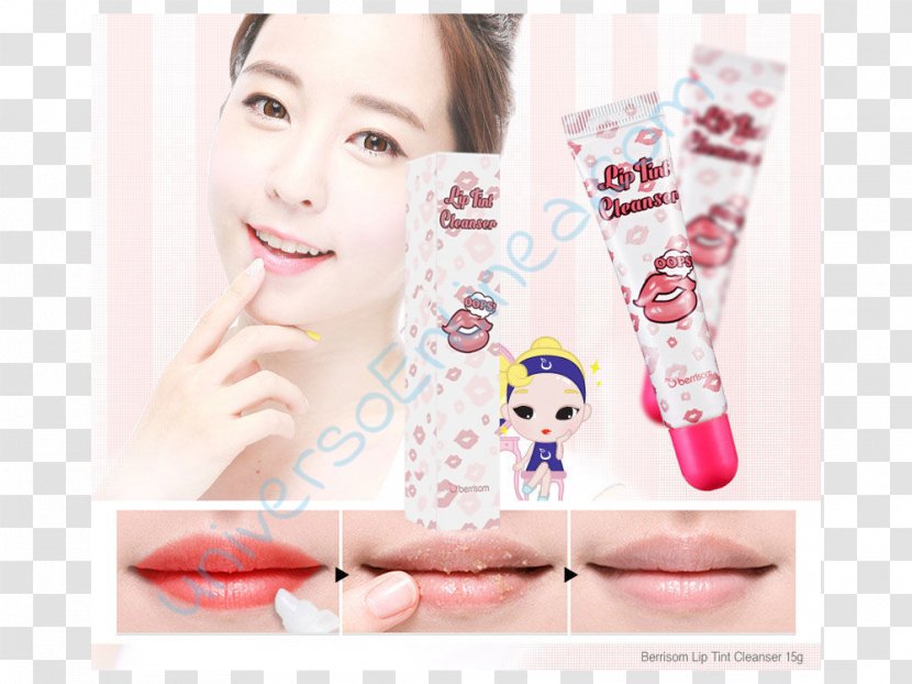 Lip Stain Gloss Lipstick Cheek Transparent PNG
