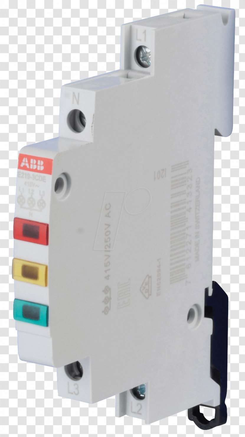 ABB Indicator Light For Distribution Board E219-3 Group Electrical Switches DIN Rail - Electricity - Electric Potential Difference Transparent PNG