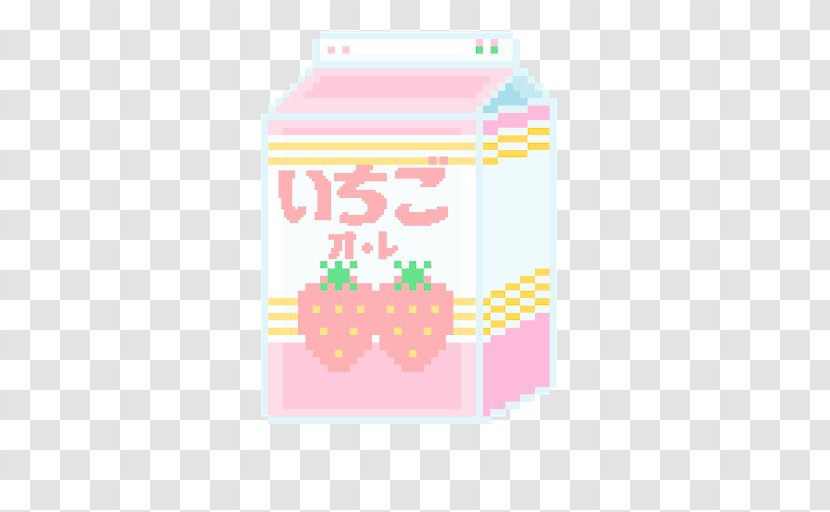 Milkshake Pixel Art Pastel - Milk Transparent PNG