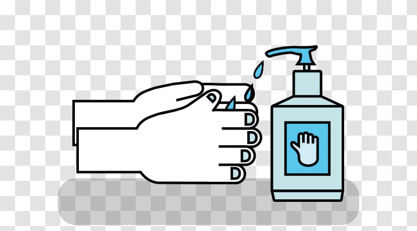 Hand Sanitizer Clip Art - Brand - Rectangle Transparent PNG
