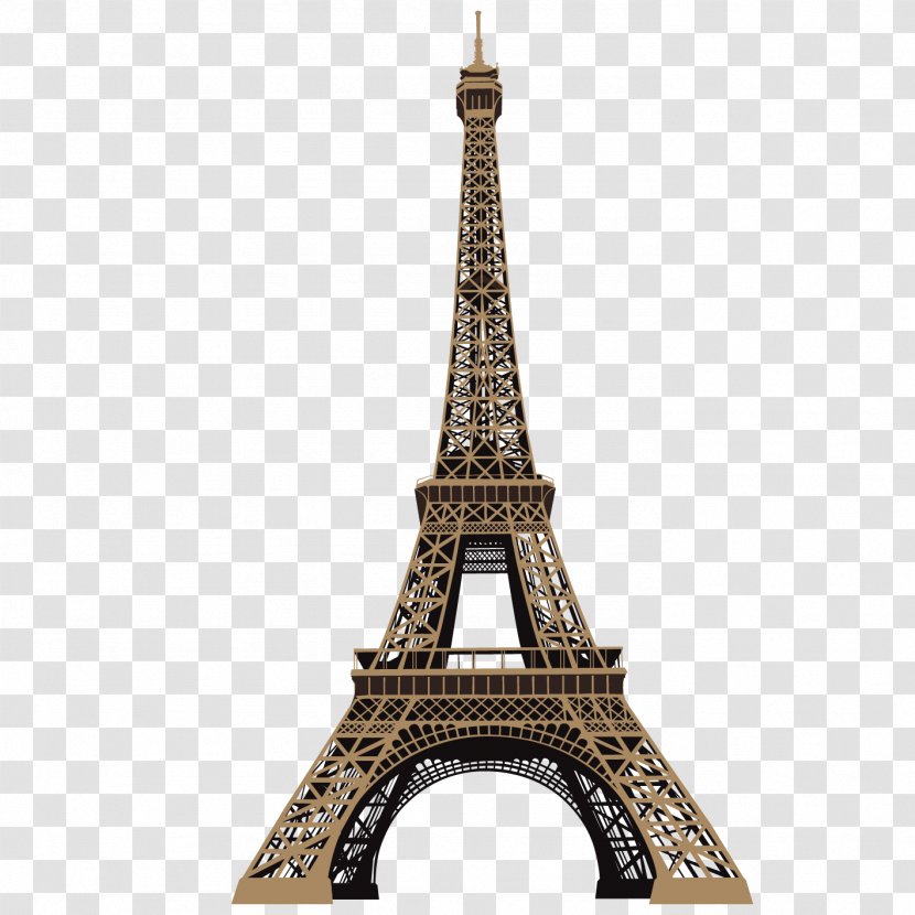 Eiffel Tower Wall Decal RoomMates Decor - Sticker - Hand-painted Transparent PNG