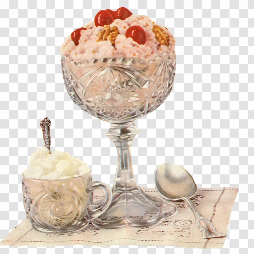 Sundae Ice Cream Cones Smoothie - Tableware Transparent PNG