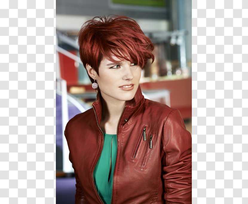Hairstyle Hair Coloring Cosmetologist Bob Cut Red Transparent PNG