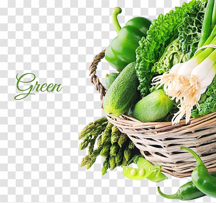 Organic Food Leaf Vegetable Photography - Royaltyfree - Basket Transparent PNG