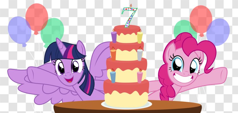 Twilight Sparkle Birthday Cake Happy Clip Art - Cartoon Transparent PNG